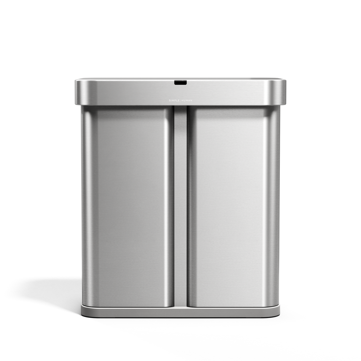 gen1 58L dual compartment rectangular sensor can with voice and motion control